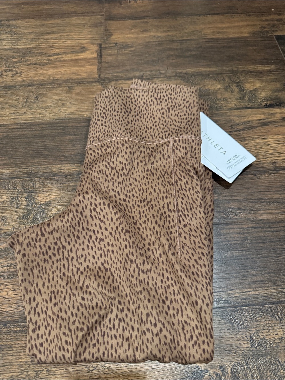 Athleta Tan Leopard-Print Leggings